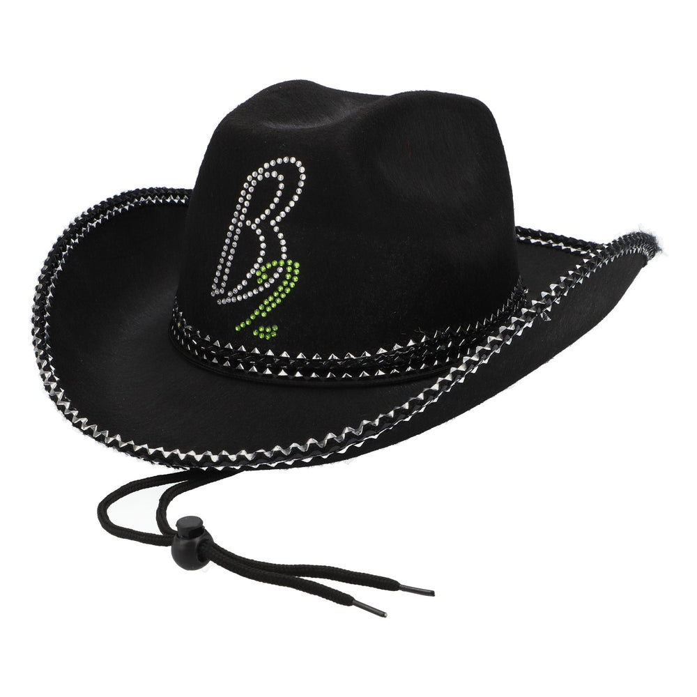 Berentzen liqueur hat cowboy hat summer hat Texas hat Dallas black  "B2"