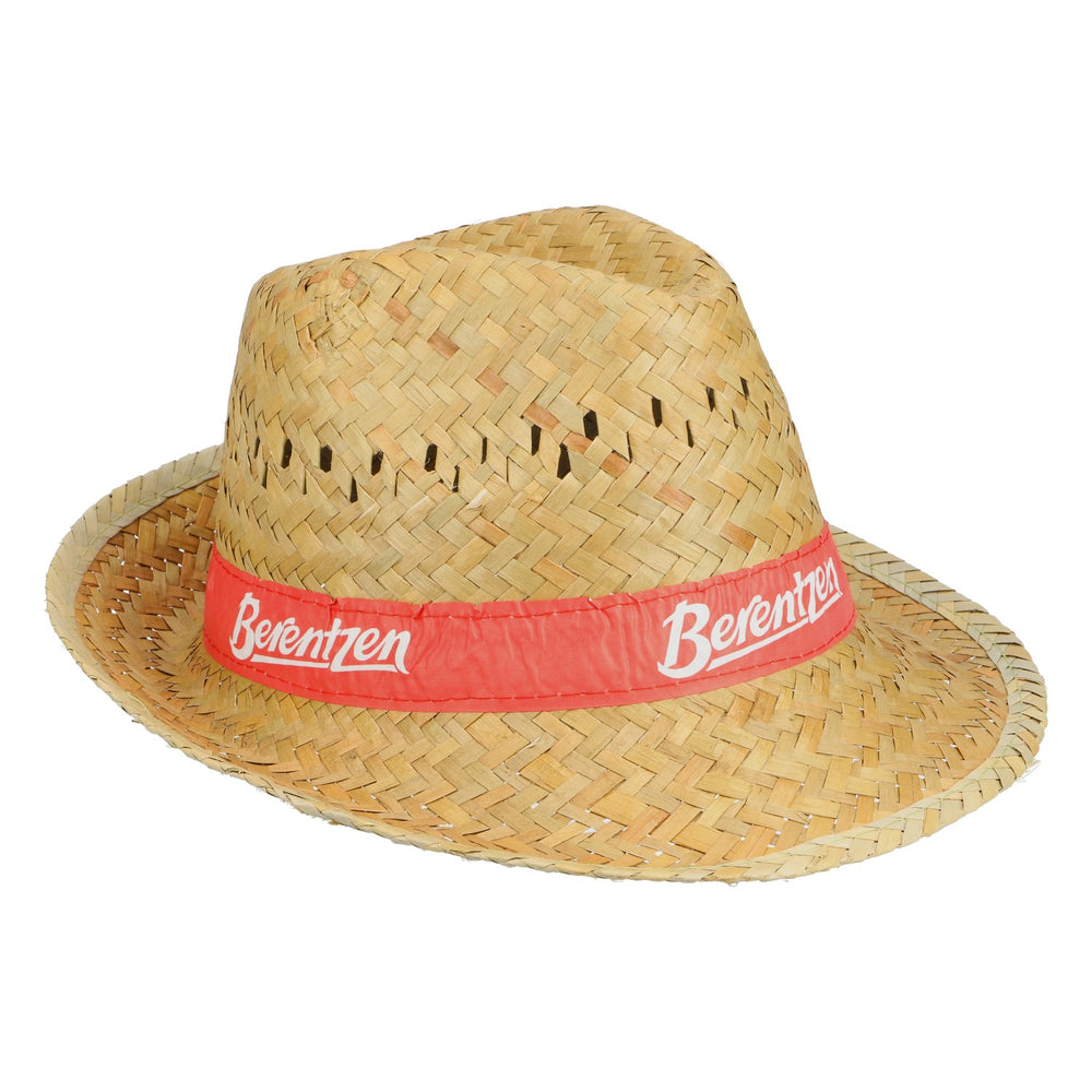 Berentzen liqueur Straw hat Panama hat Summer hat Beach hat Party hat