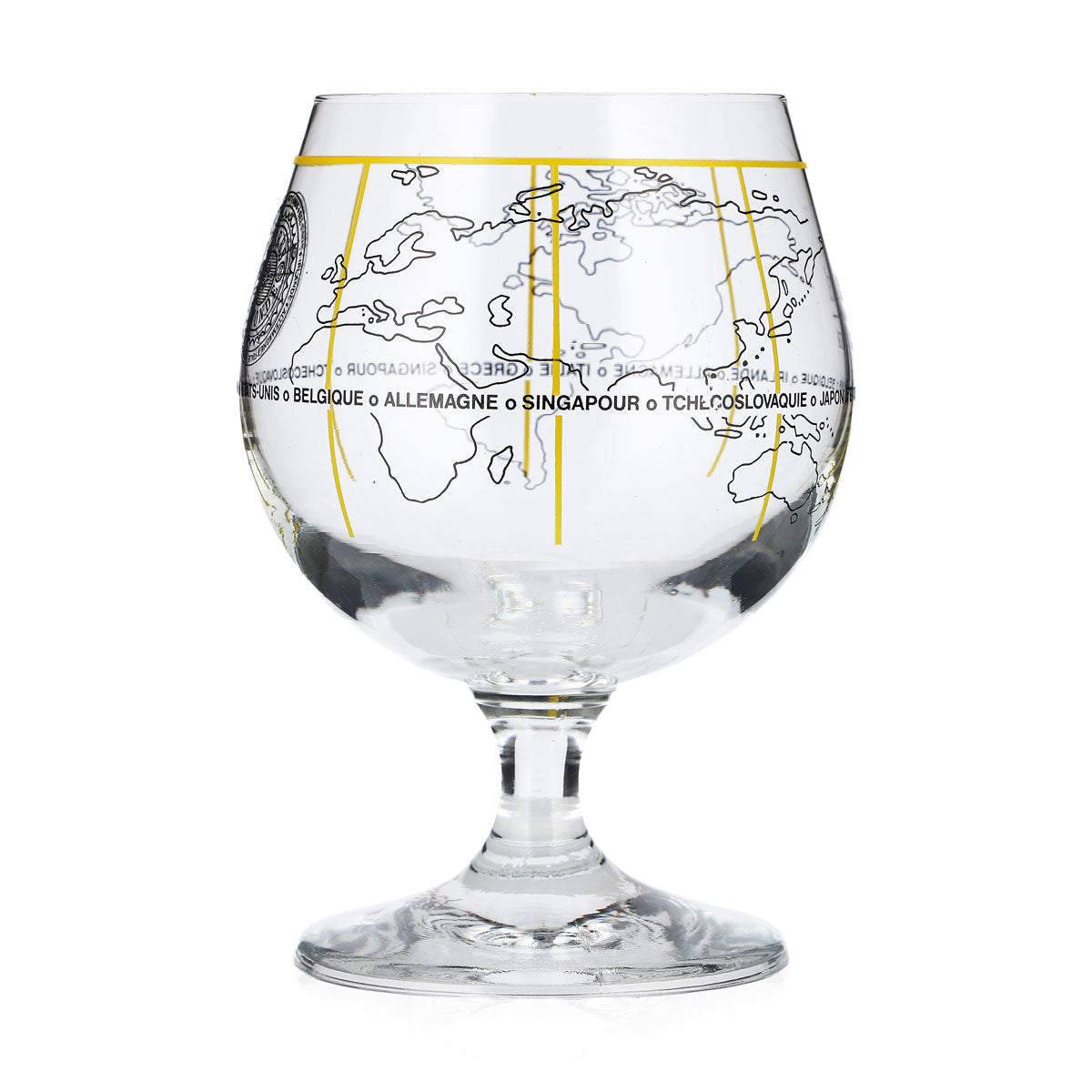 Bieres du Monde Beer Glass 0.25 L Goblet World Map Rastal – View 4
