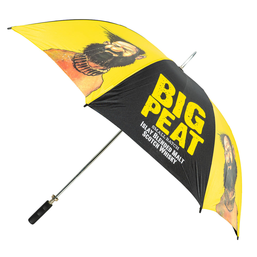 Big Peat Whiskey Glass Padded Handle, Black/Yellow, Span 130 cm, Polyester