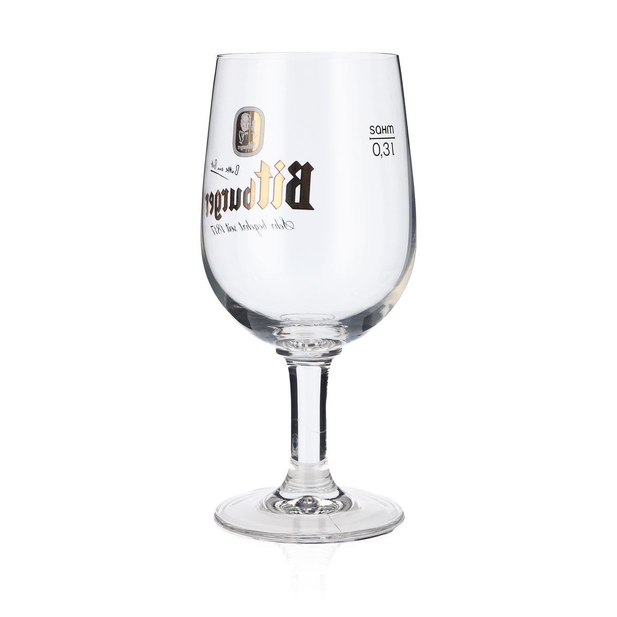 Bitburger Beer Beer Glass Trophy Beer Glasses Gaston 0.3l "Das besondere Alte" – View 3