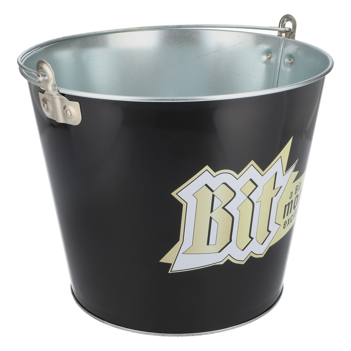 Bitburger Beer Bucket Ice Cube Bucket Ice Bucket Ice Cube Container Black "Bit" – View 2