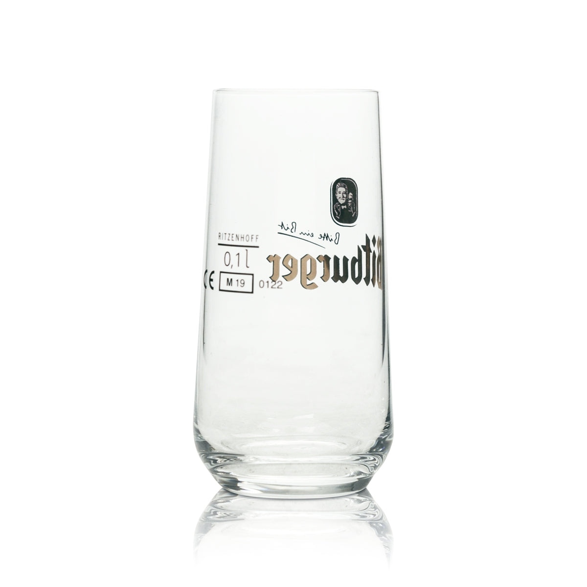 Bitburger Beer Glass 0.1l Mug Tasting Glasses Willi Nosing Sommelier Brewery – View 2