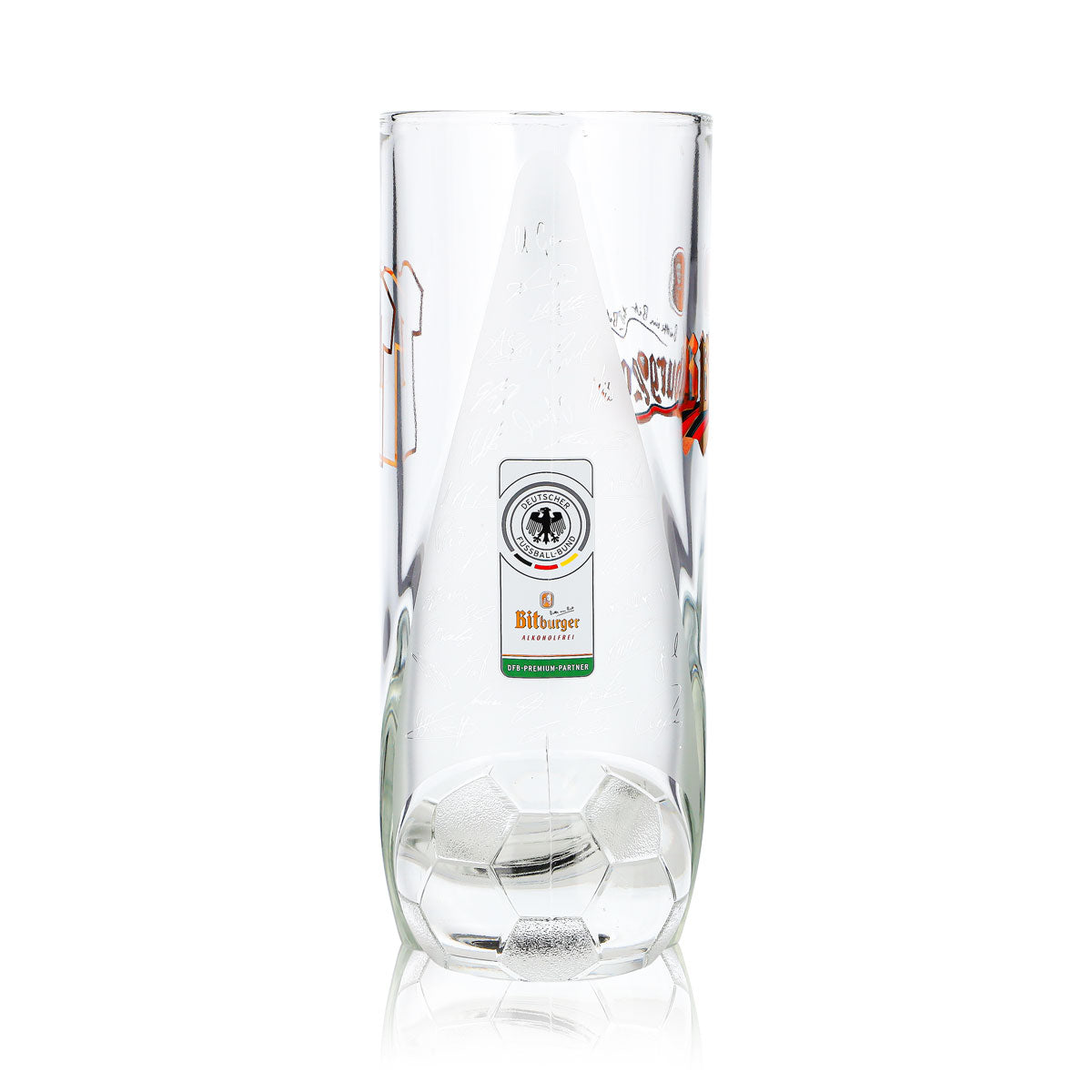 Bitburger Beer Glass, 0.4 L Mug, DFB Premium, Non-Alcoholic, Jersey Number 1 – View 4