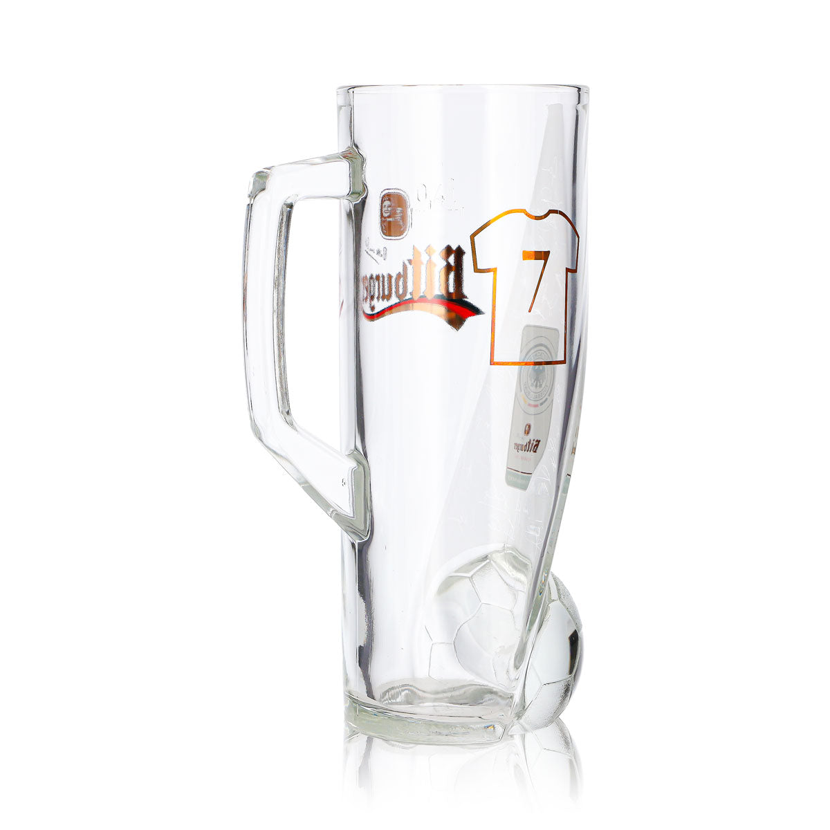 Bitburger Beer Glass, 0.4 L Mug, DFB Premium, Non-Alcoholic, Jersey Number 7 – View 5