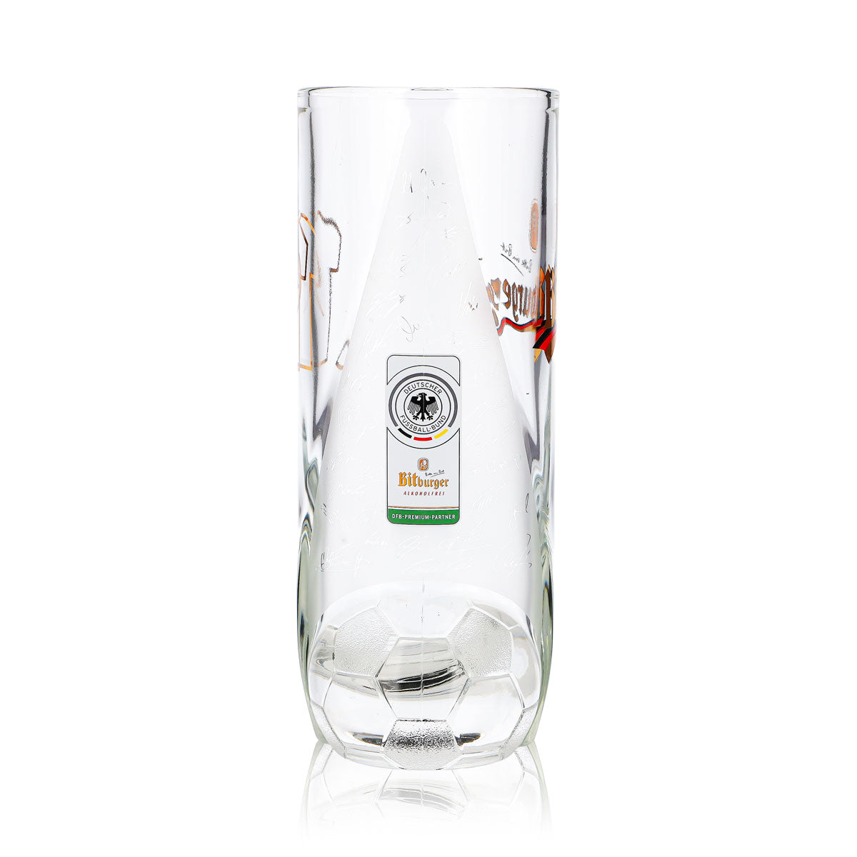 Bitburger Beer Glass, 0.4 L, DFB Premium Non-Alcoholic, Jersey Number 9 – View 4