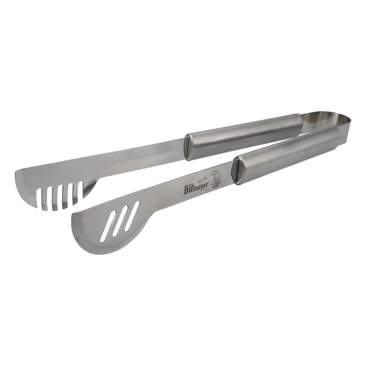 Bitburger Beer Bundle BBQ Set consisting of barbecue gloves, steak cutlery, and barbecue tongs – View 2
