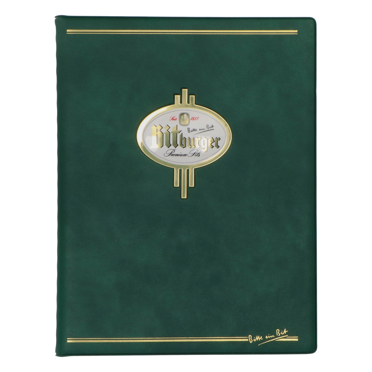 Bitburger Beer Menu Lunch Menu Green 23x18 cm