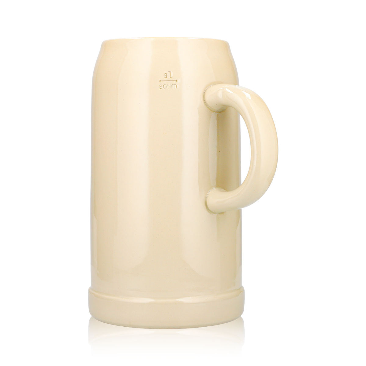 Bitburger Beer Mug, 3 L, XXXL, Earthenware, Seidel Brewery – View 4