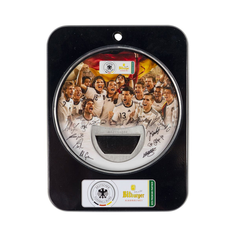 Bitburger bottle opener, special edition DFB national soccer team collector's item