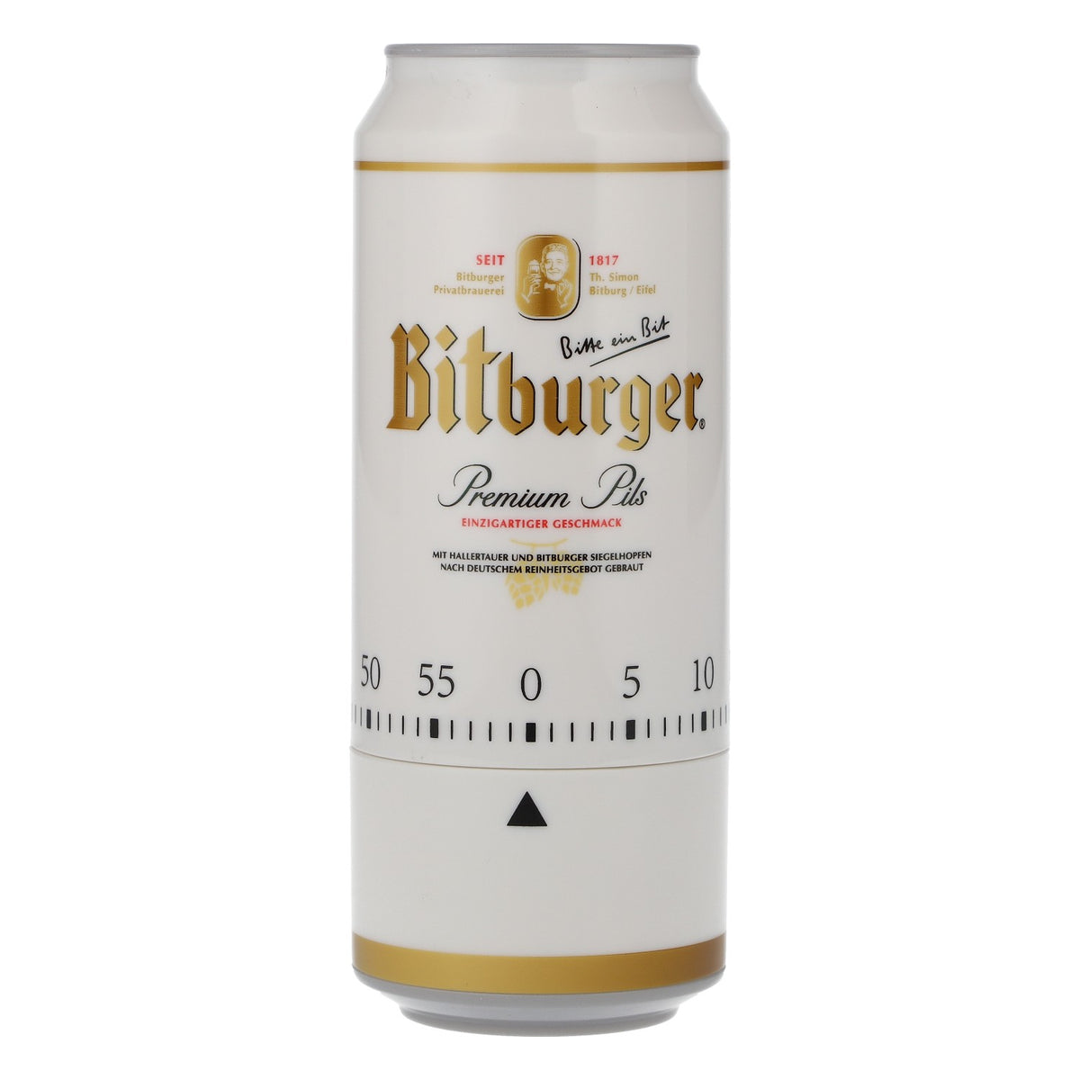 Bitburger Kitchen Timer, Egg Timer, Short-Time Timer, Beer Can, Iconic Design