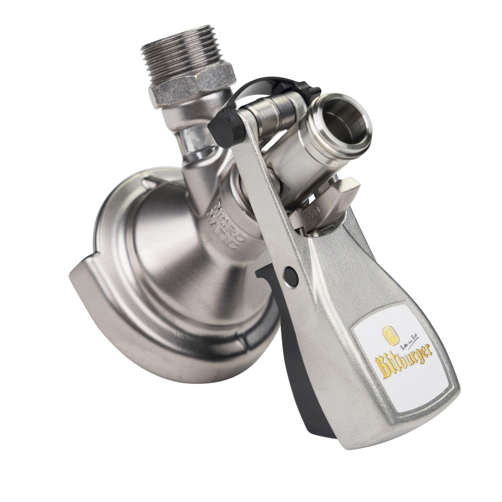 Bitburger Micro Matic KEG connection beer keg tap Tap Gastro flat keg Beer