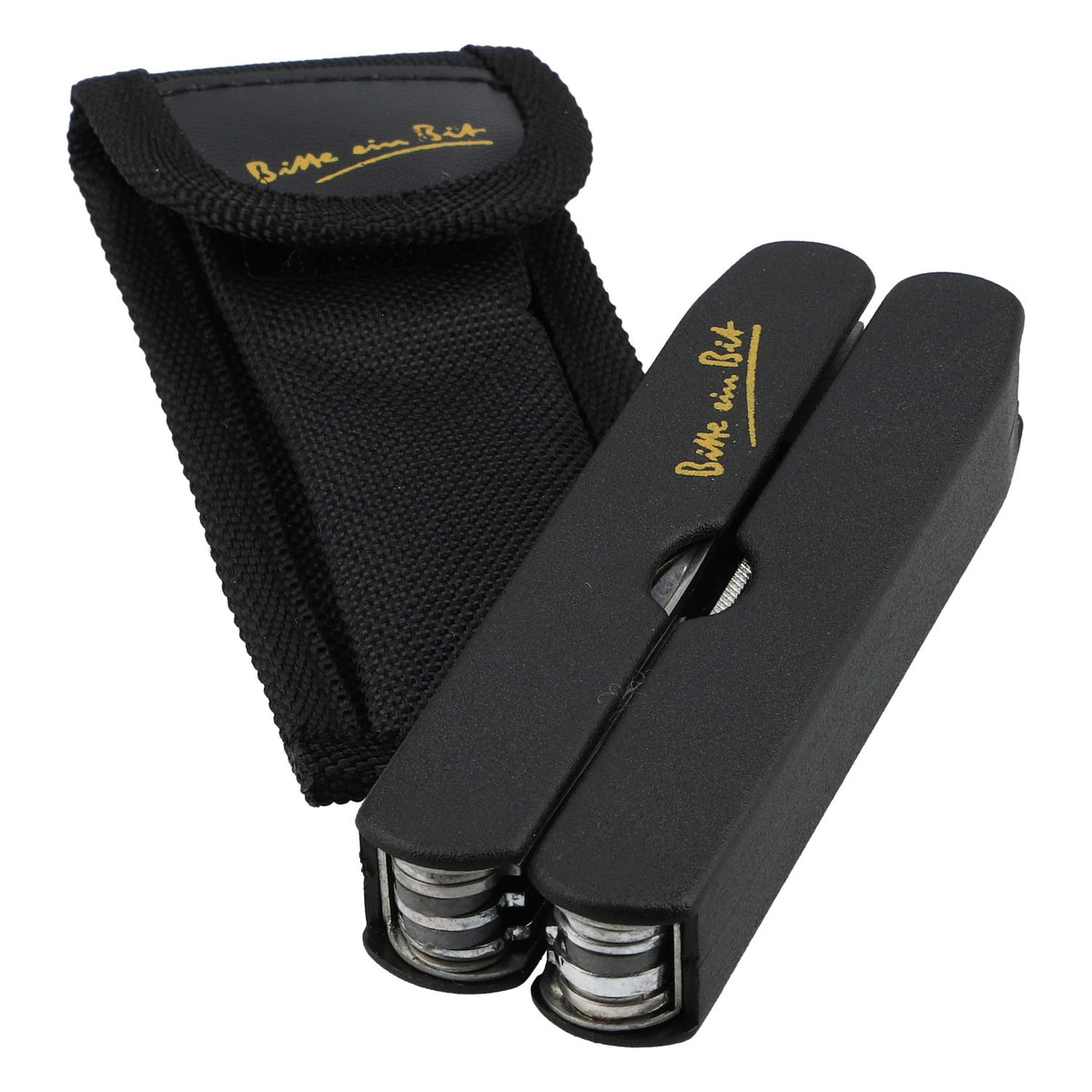 Bitburger Multifunction Tool with Pouch – Stainless Steel Pocket Knife, Tool, Beer – View 5