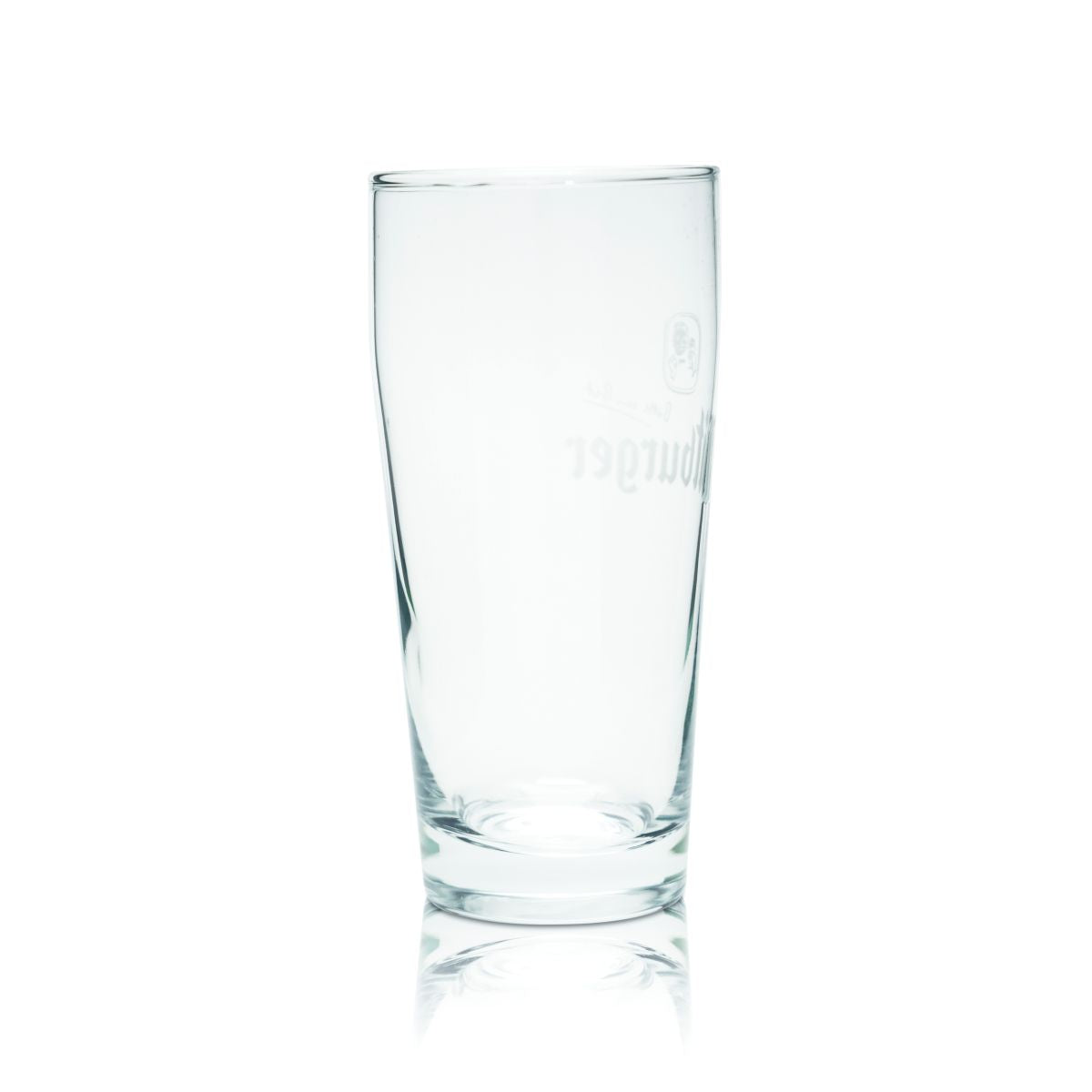 Bitburger Pils beer glass 0,38l Willi mug glasses glazed relief brewery – View 2