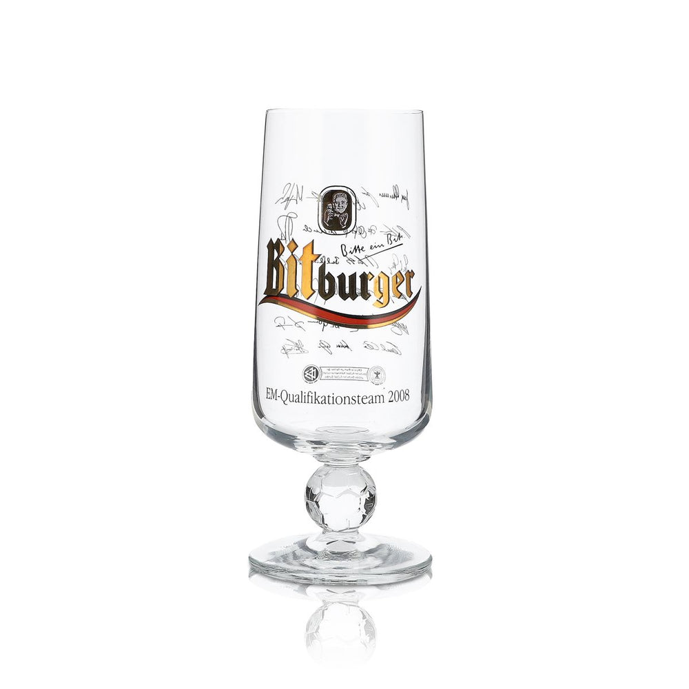 Bitburger Special Edition Collector's Glass 0.3l Annual Edition EM 2008 Germany