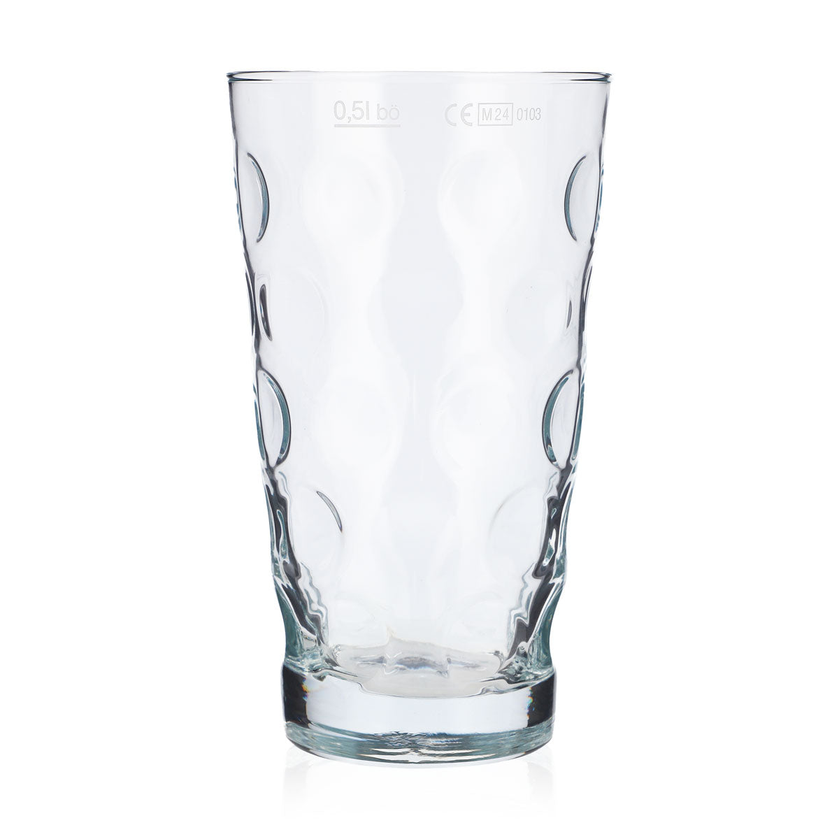 Böckling Dubbe Glass Mug, 0.5 L, Relief Design – View 2