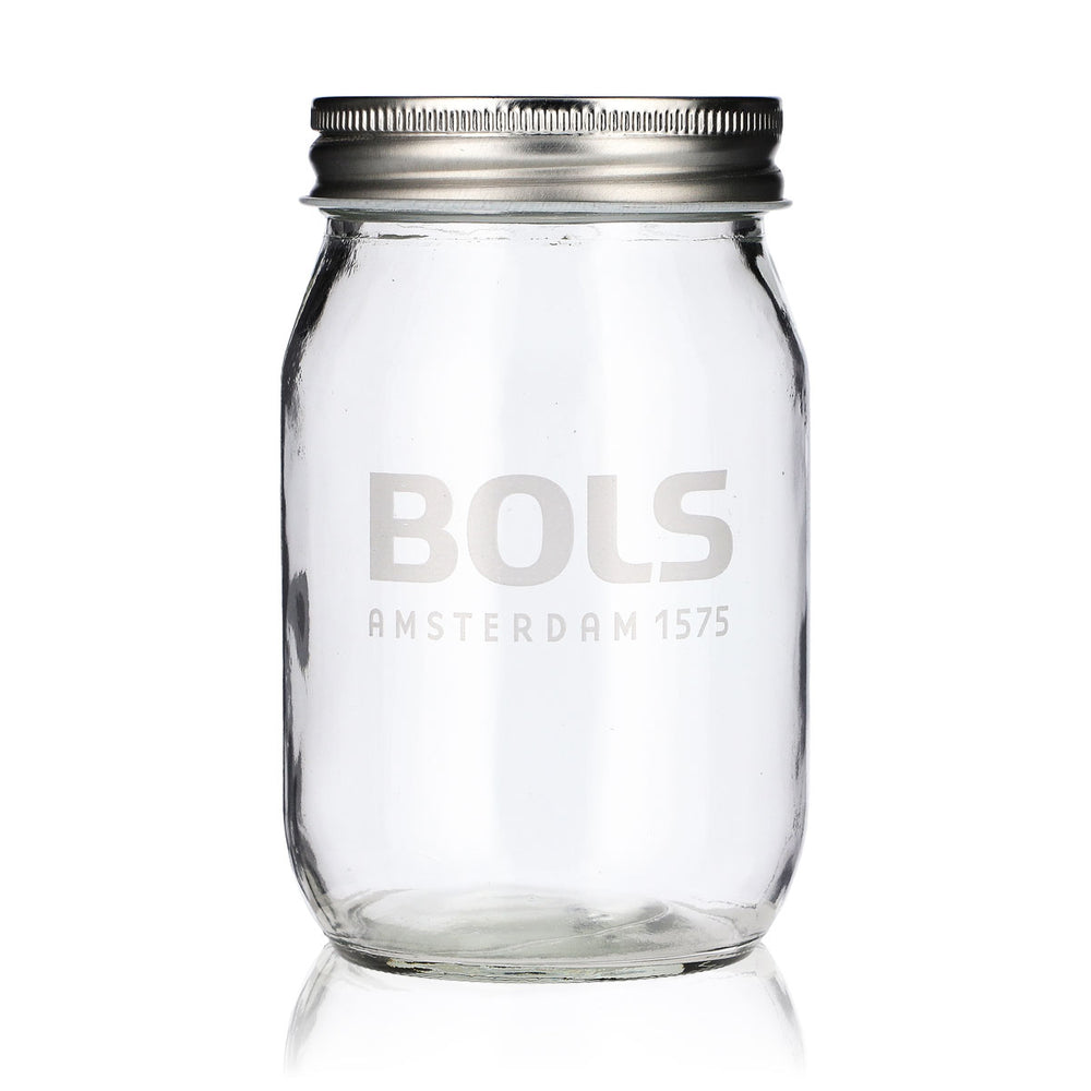 Bols Glass 0.47-liter Bottle with Straw Hole, Milk Bottle