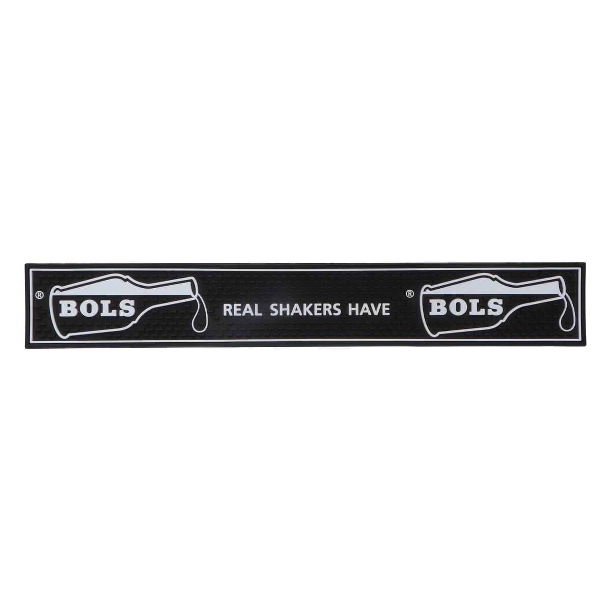 Bols liqueur bar mat counter mat drip mat black version