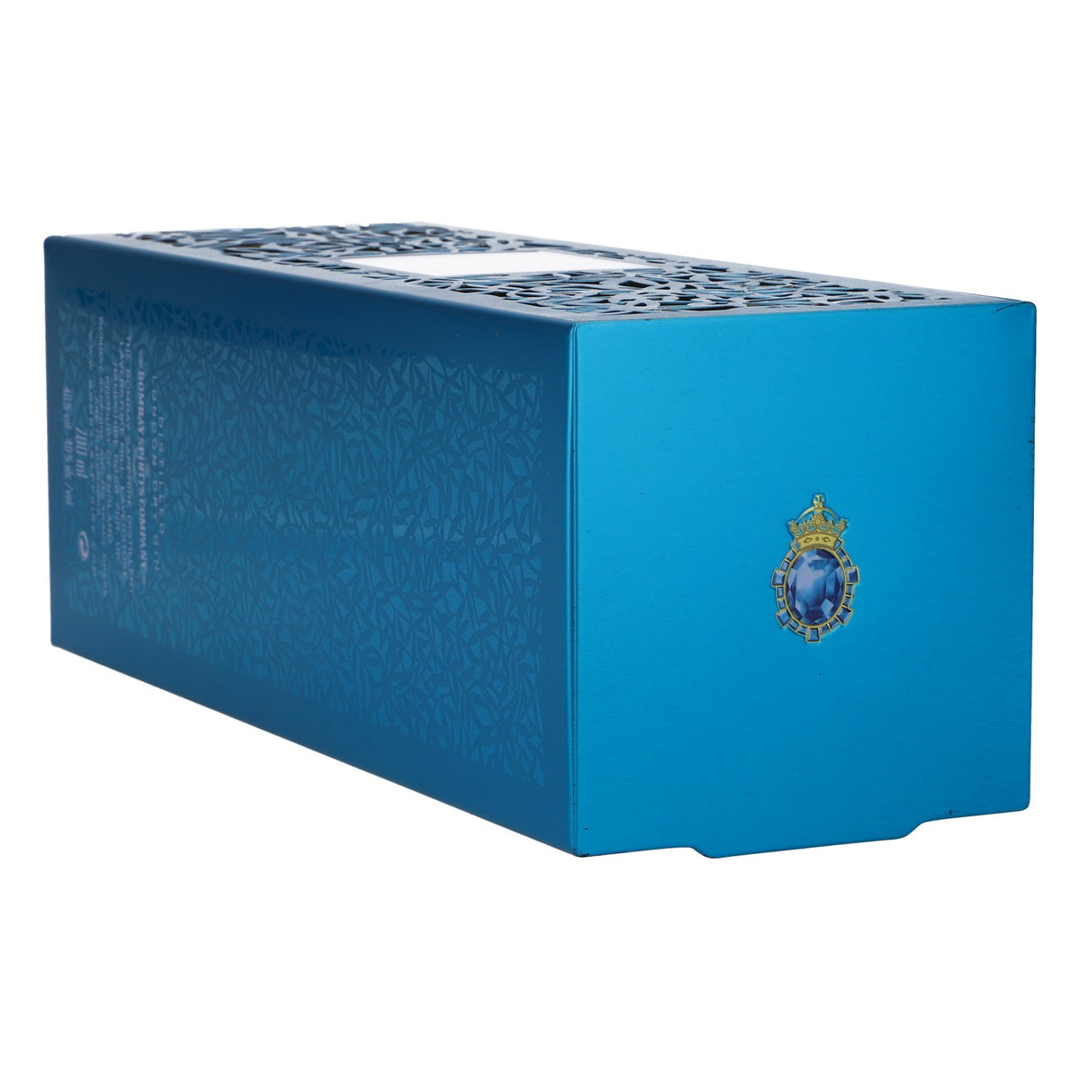 Bombay Sapphire Gin Bottle Display Tin Can Kitchen Decoration 700ml Blue – View 5