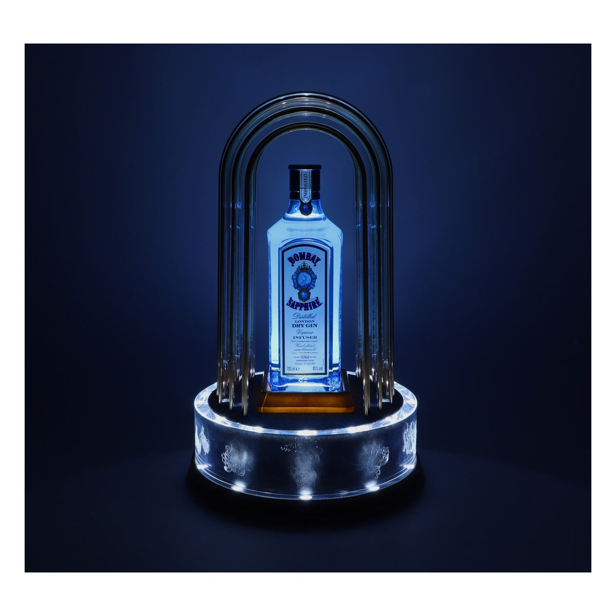 Bombay Sapphire Illuminated Glorifier Bottle Light Neon Sign LED