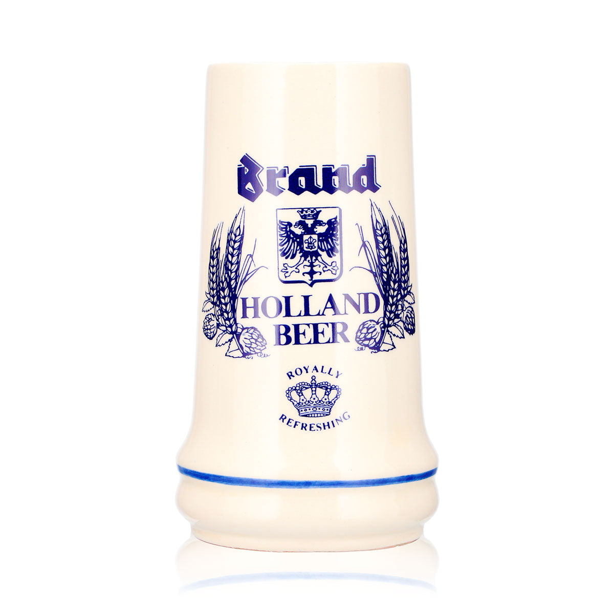 Brand Beer Glass Clay Jug 0.55 L Beer Stein Holland Royally Refreshing Ceramic – View 2