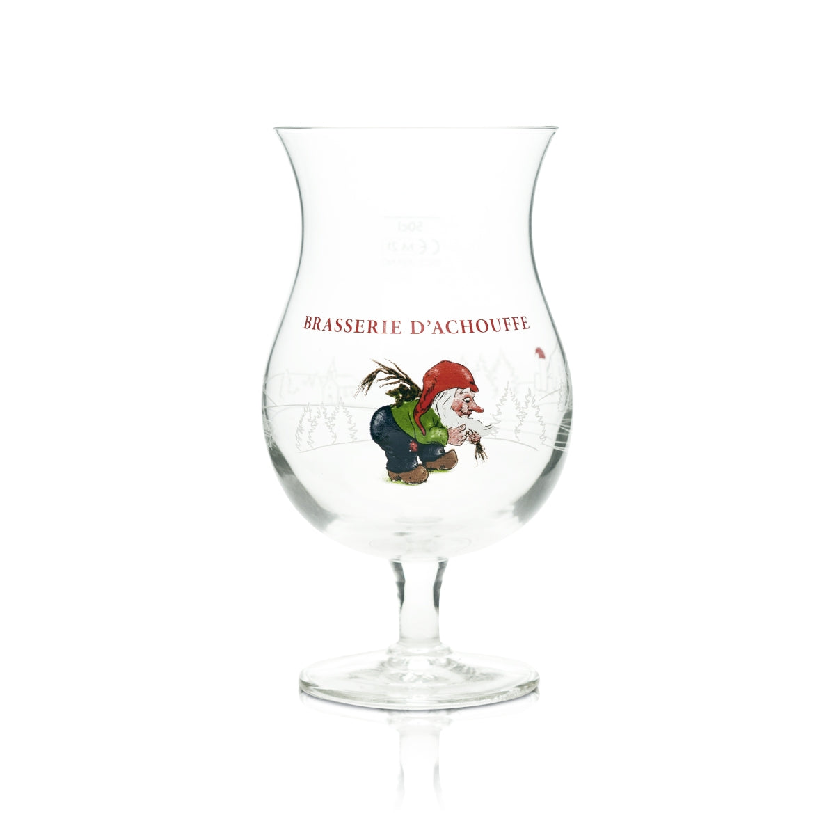 6x Brasserie D'Achouffe Beer Glass 0.5l Goblet Pint Craft Beer Dwarf Belgium Glasses – View 2