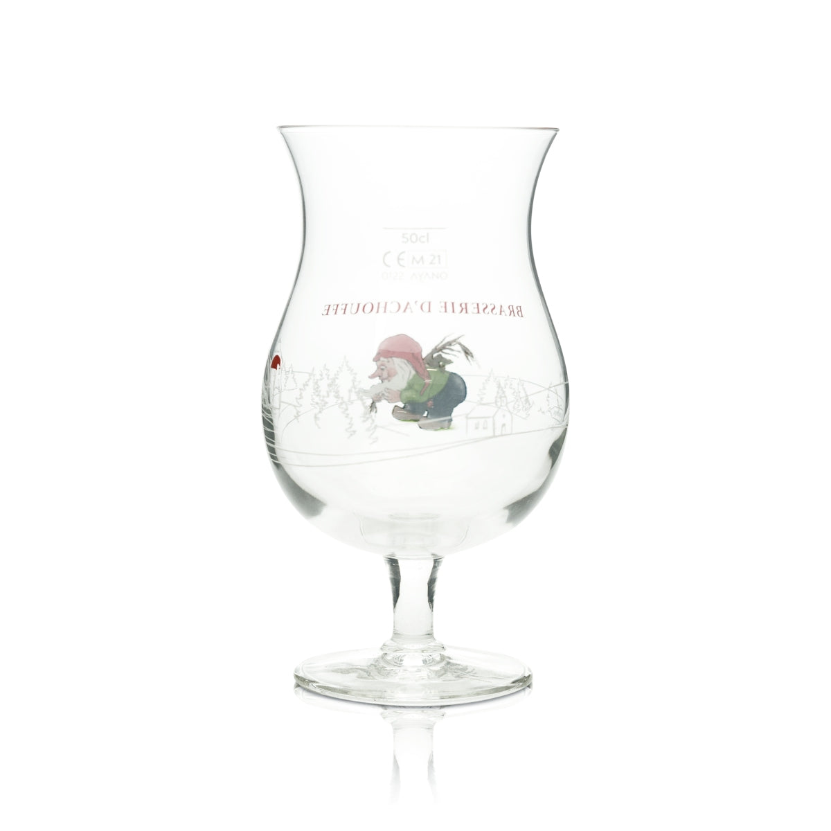 6x Brasserie D'Achouffe Beer Glass 0.5l Goblet Pint Craft Beer Dwarf Belgium Glasses – View 3