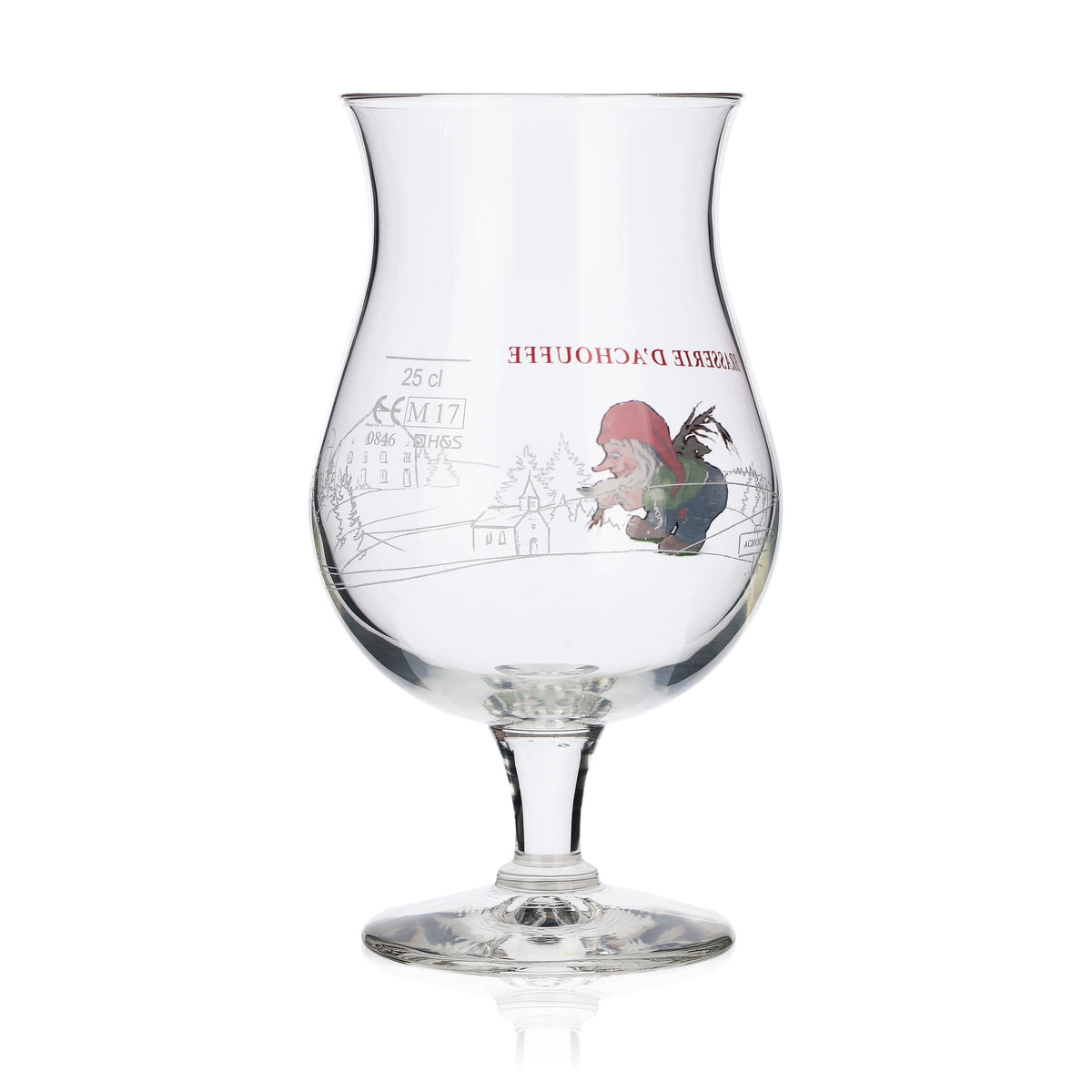 Brasserie D'Achouffe Glass 0.25l Craft Beer Trophy Glasses Brewery Belgium Dwarf Gnome – View 3