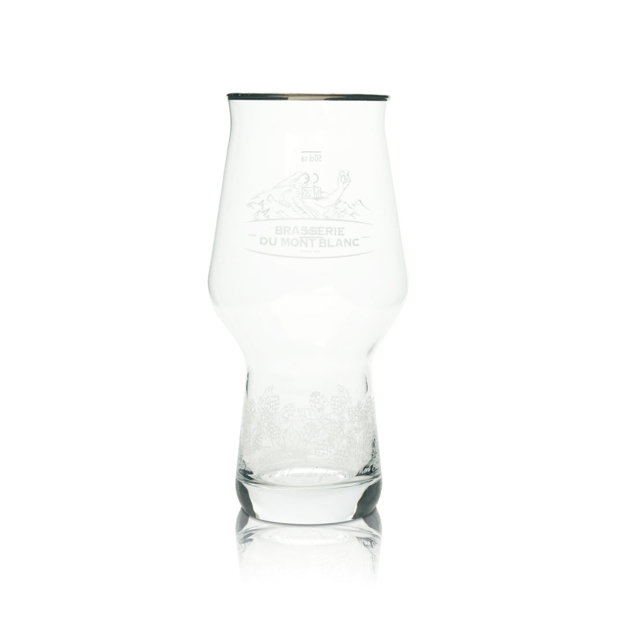 Brasserie Du Mont Blanc Beer Glass 0.5l Mug Craft Master One Glasses Beer