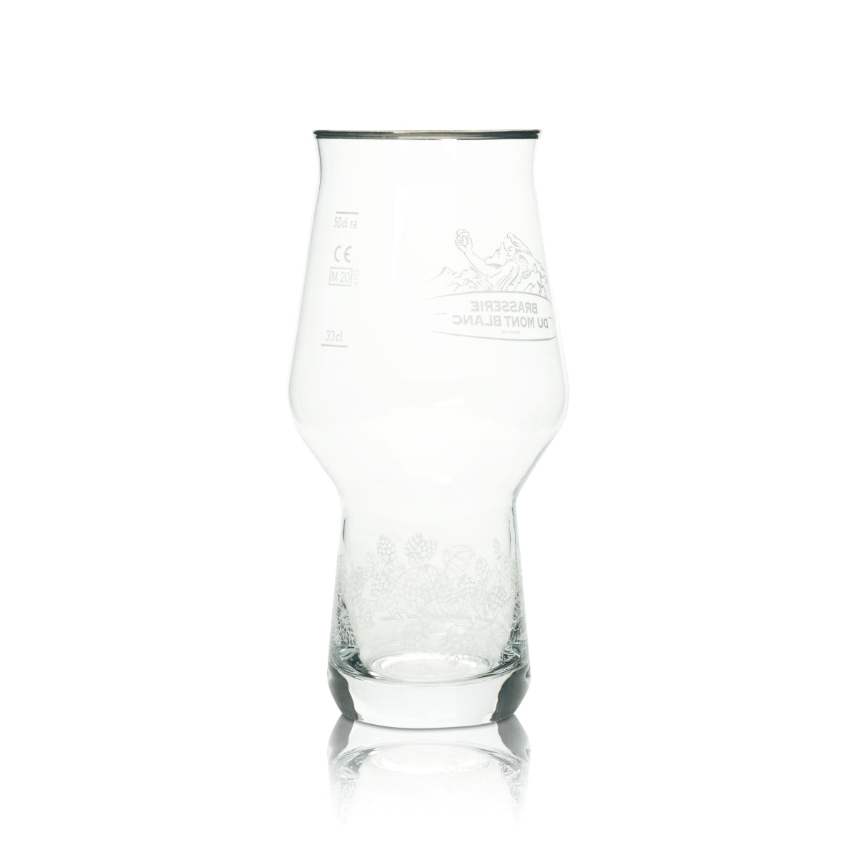 6x Brasserie Du Mont Blanc beer glass 0.5l mug Craft Master One glasses Beer – View 3