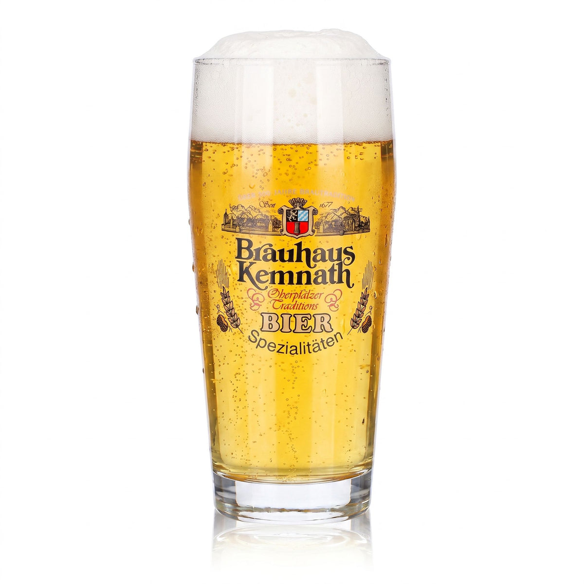 Brauhaus Kemnath Beer Glass, 0.4 L Mug, Beer Specialties