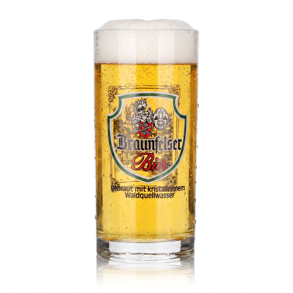 Braunfels Beer Glass, 0.3 L Mug with City Motif
