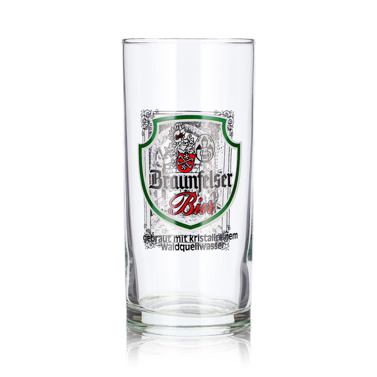 Braunfels Beer Glass, 0.3 L Mug with City Gate Design – View 2