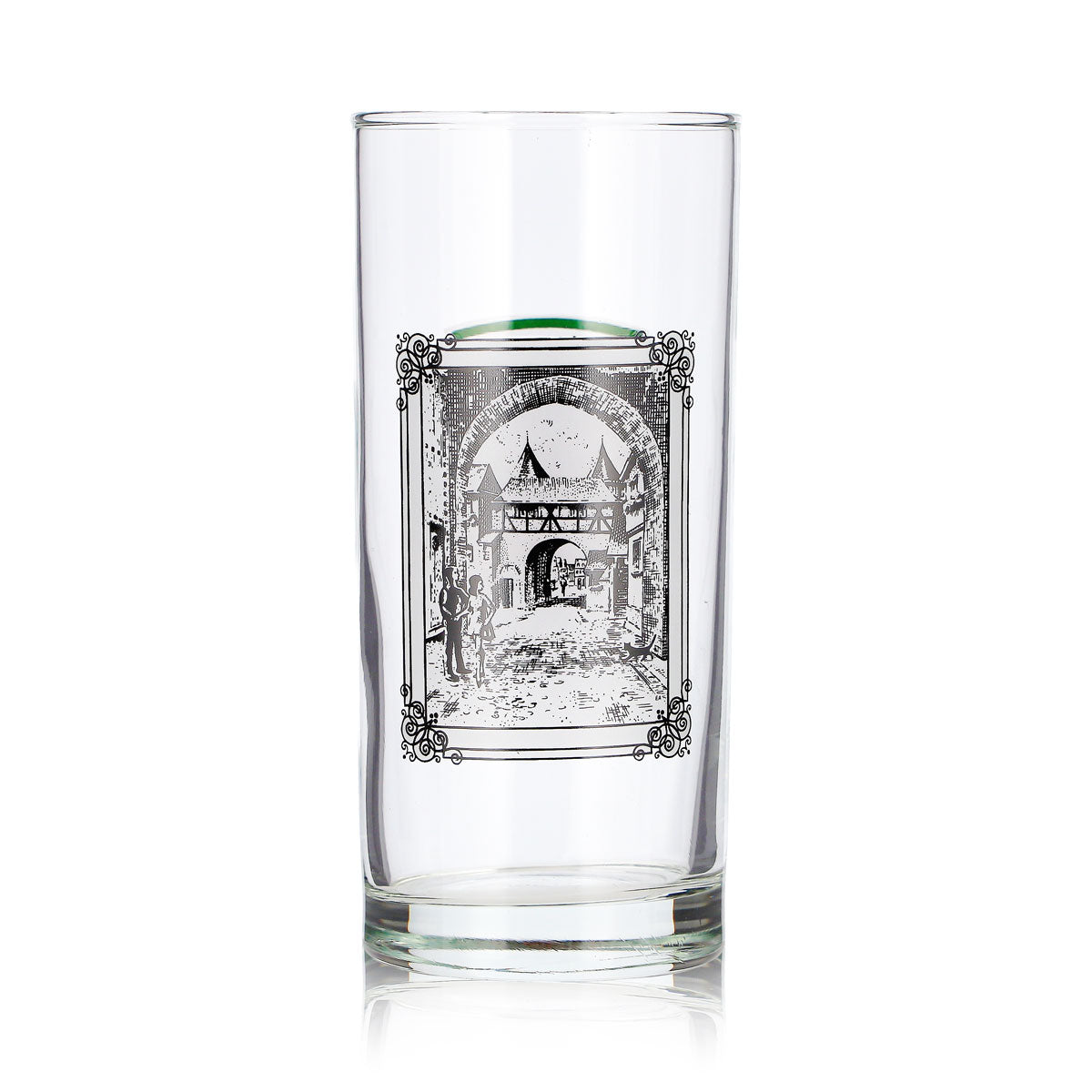 Braunfels Beer Glass, 0.3 L Mug with City Gate Design – View 4