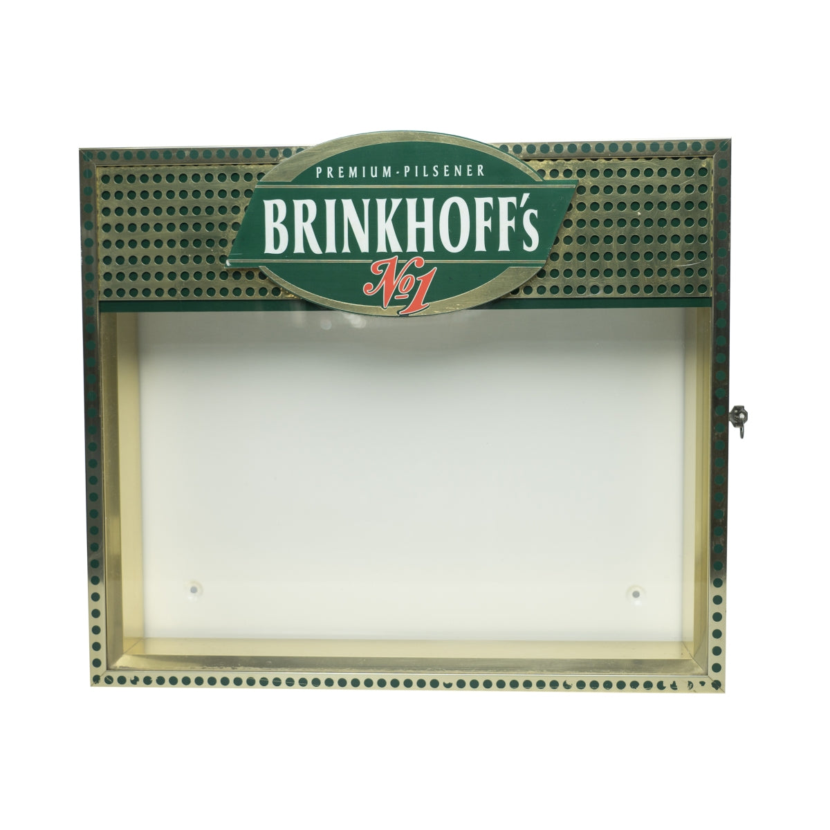 Brinkhoff's display case Illuminated Menu Card Lockable Used Gastro Bar