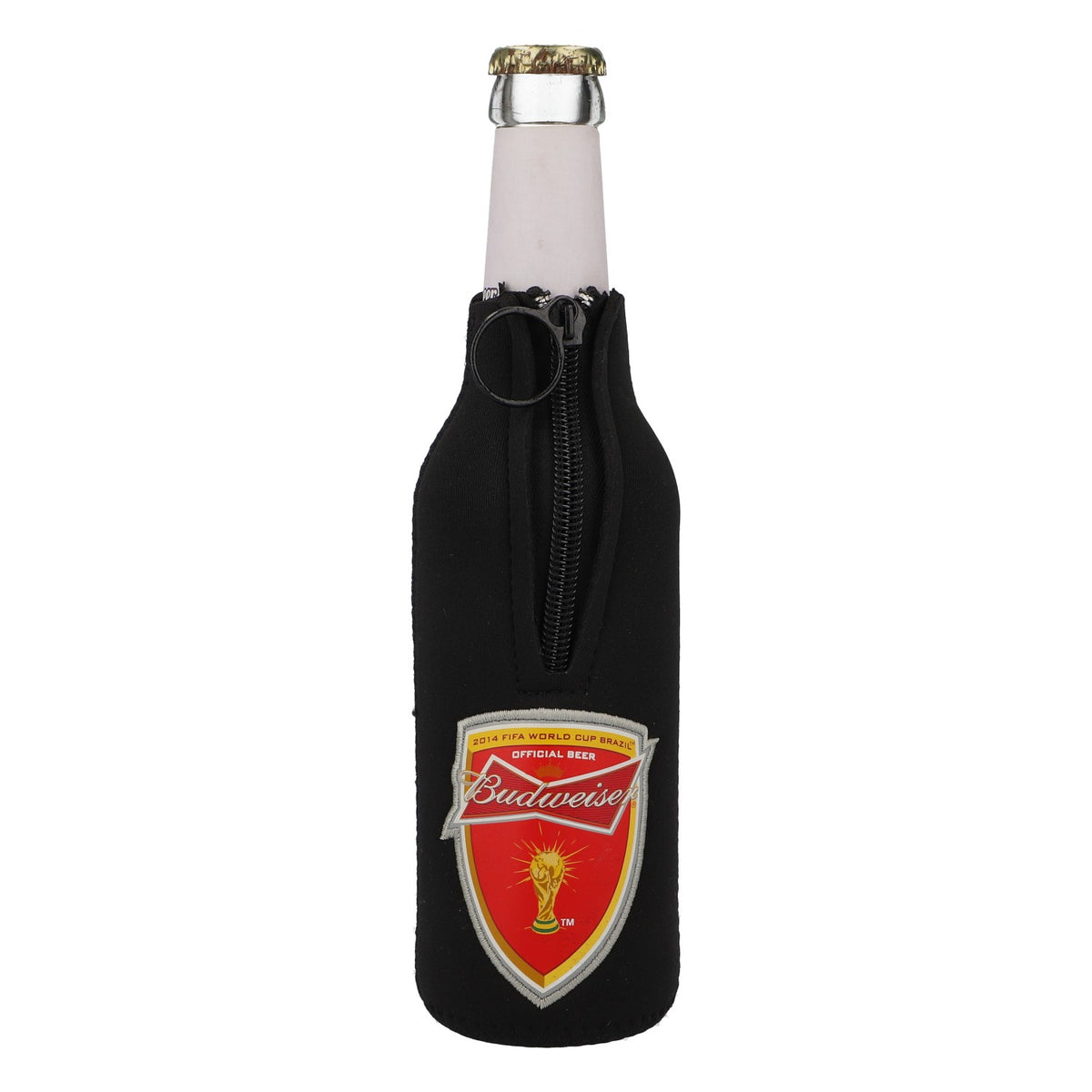 Budweiser Beer Zipper Pouch FIFA 2014 Rise as One Black – View 3