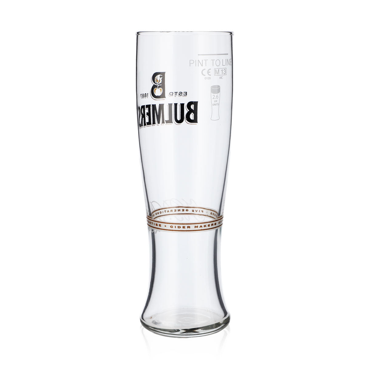 Bulmers Cider Glasses 0.63l Cider Glasses Pint Glass Mug "Pint to Line" – View 3