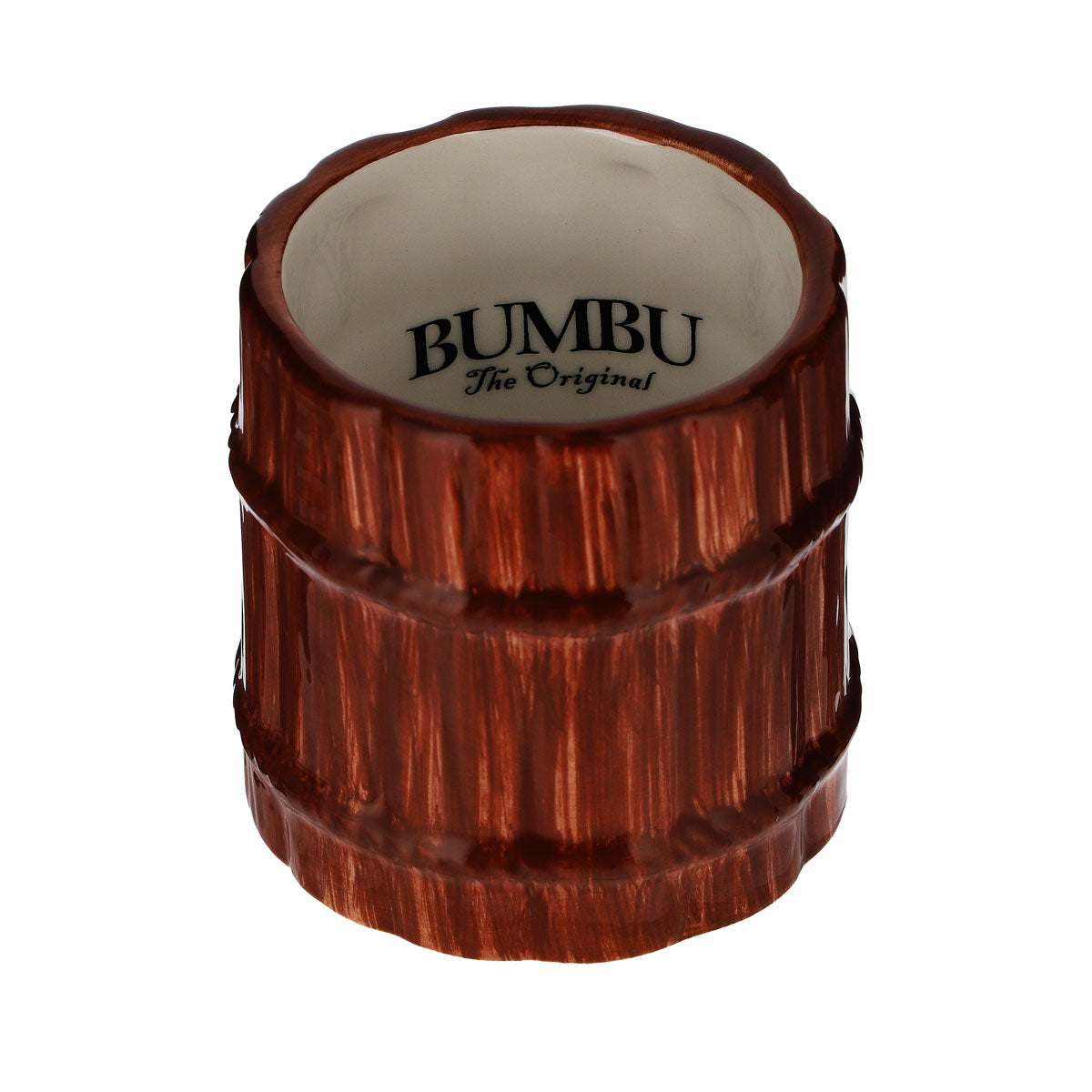 Bumbu Rum Glass 0.34l Mug Ceramic mug, rum barrel, sugar cane look – View 3