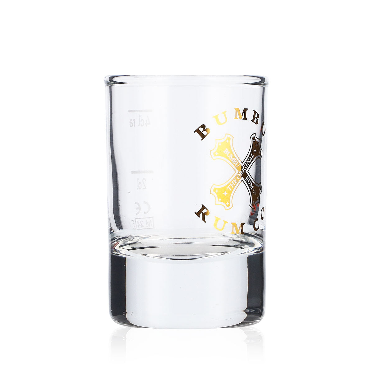 Bumbu Rum Glass Shot Glass Stamper Short 2cl 4cl Rastal side – View 2