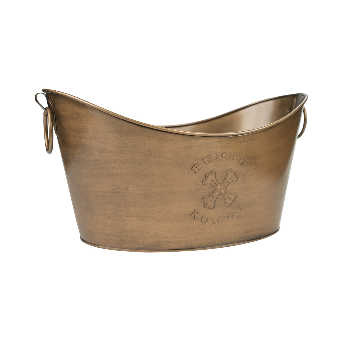 Bumbu Rum Cooler Bottle Ice Cube Box Container Tub Copper Design Bar