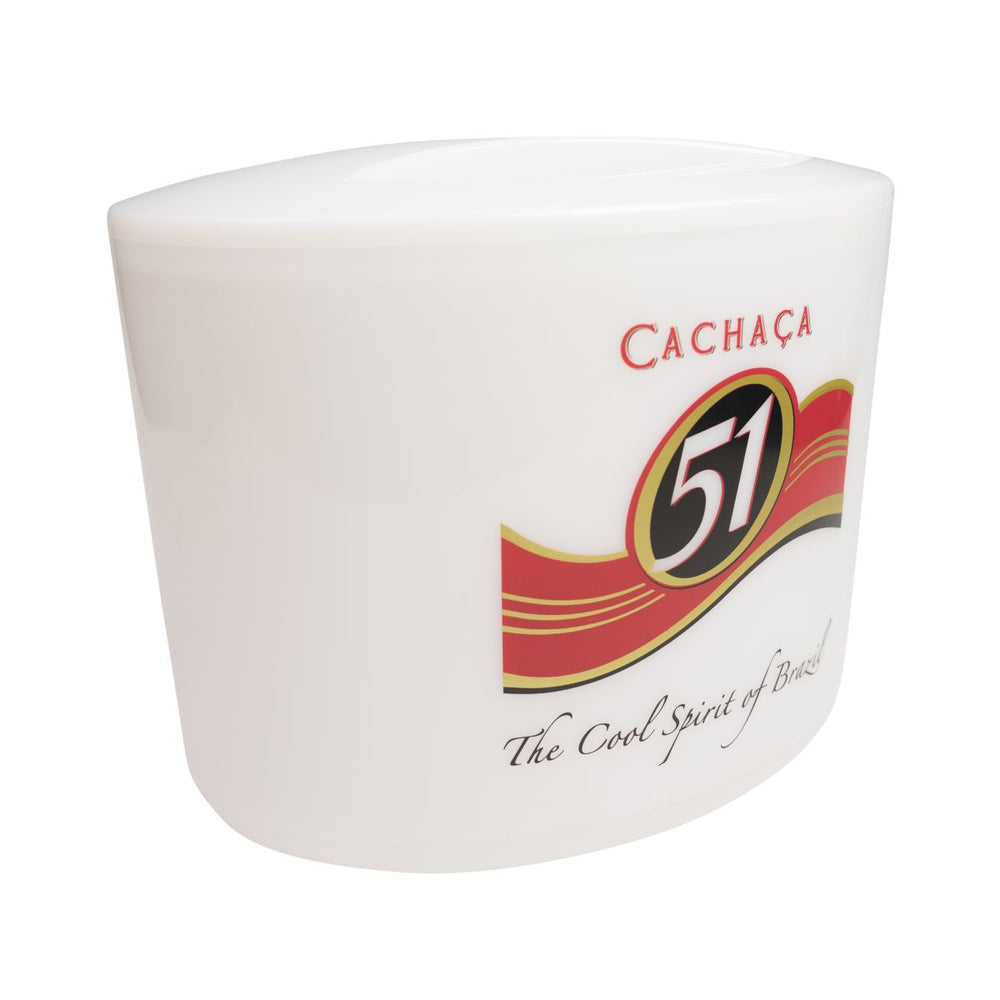 Cachaca 51 bottle cooler with lid Ice cube tray Ice box Beverage cooler