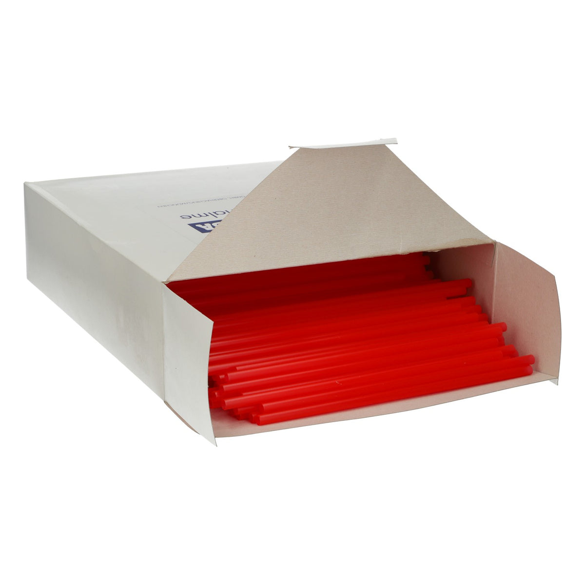 Campari Straws, Set of 500, 0.7 x 20 cm, Red, for Cocktail Bars and Restaurants