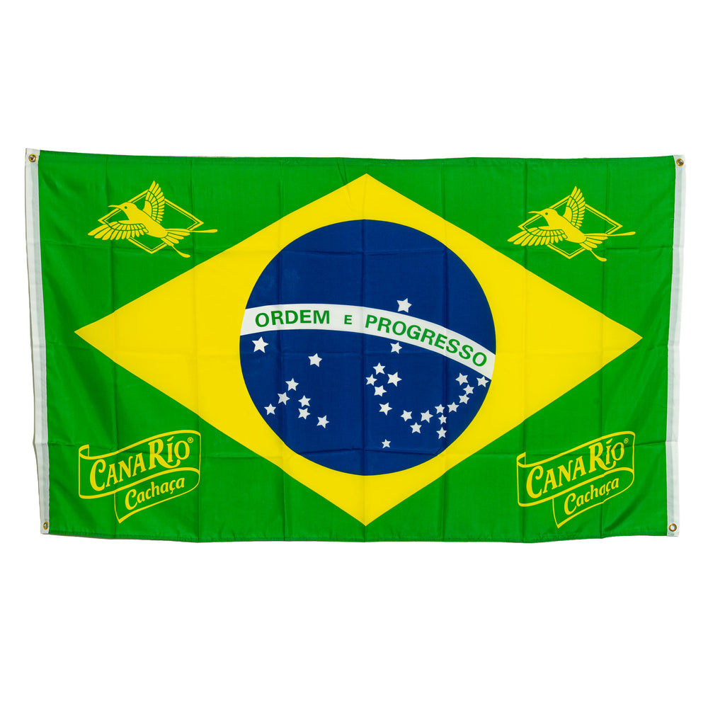 1 Canario Cachaca banner flag, Brazil design, approx. 180 x 150 cm, new