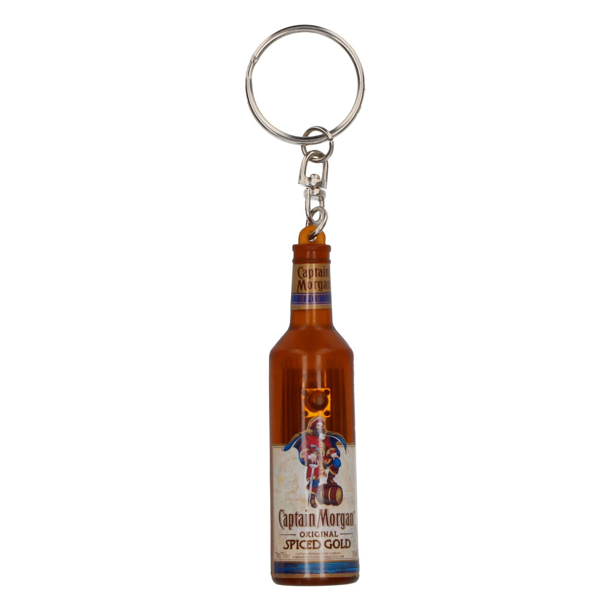 Captain Morgan Rum Keychain, LED, Spiced Gold