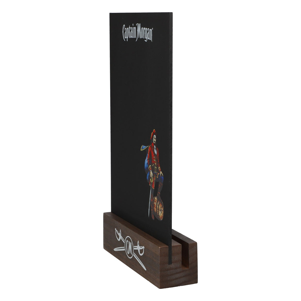 Captain Morgan table display menu card holder chalkboard for restaurants and bars – View 2