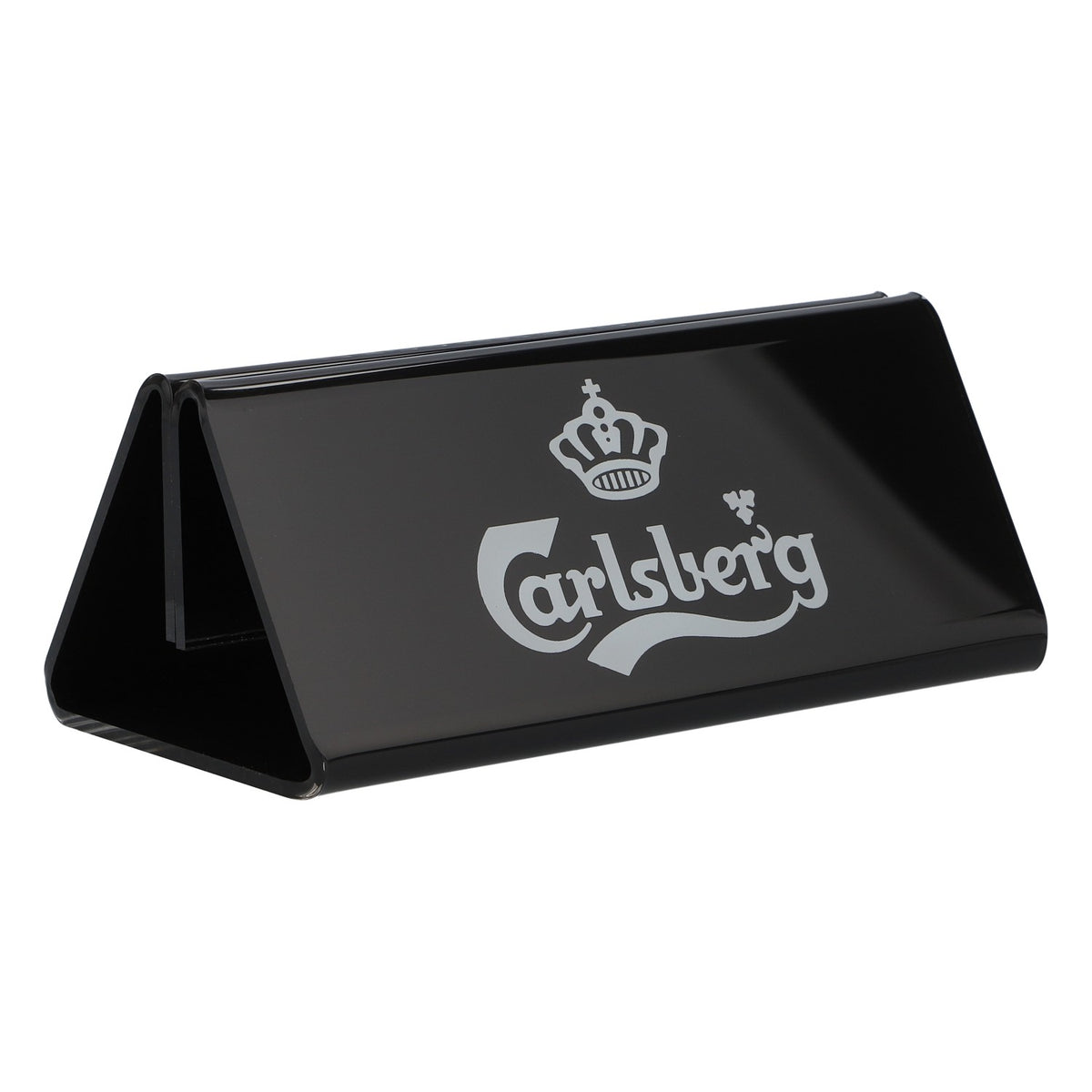 Carlsberg Beer Acrylic Table Display Menu Card Holder Copenhagen 1847