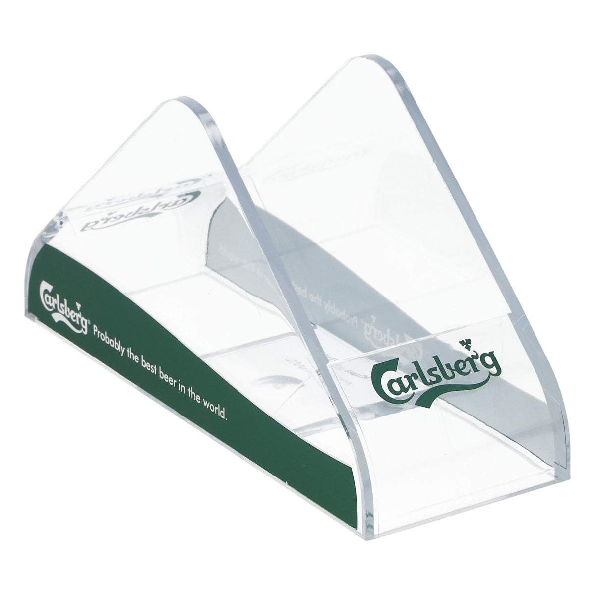 Carlsberg Beer Table Display, Beer Coaster Holder, Green, New, Plastic – View 4