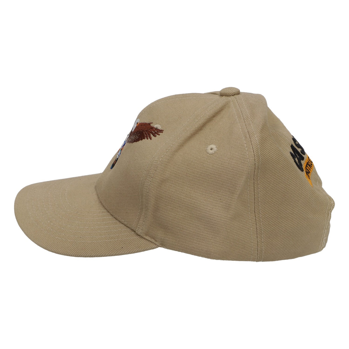 Case Construction USA baseball cap Trucker cap with "eagle beige" motif – View 3