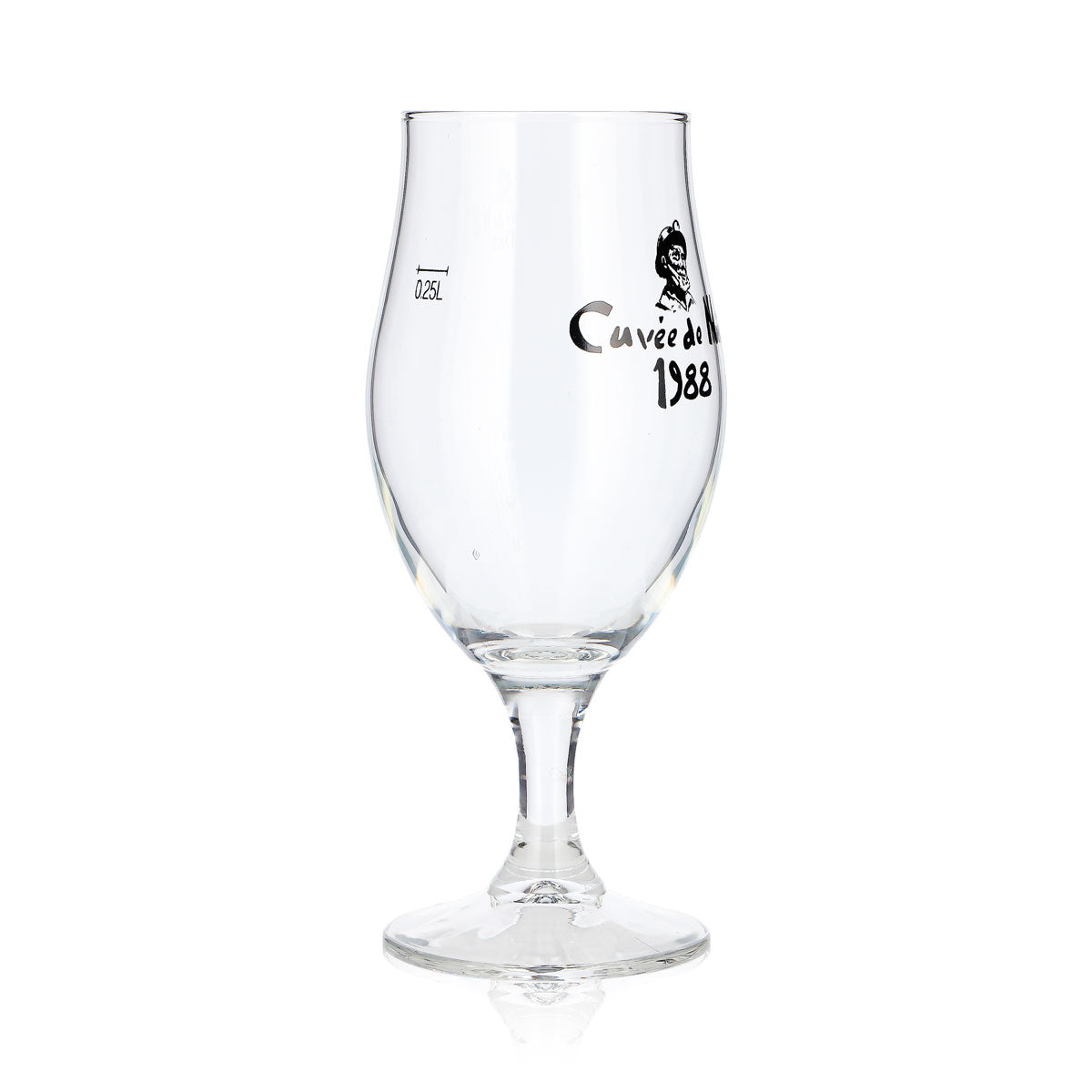Castelain Beer Glass, 0.25 L, Cuvée Noël 1988 Goblet – View 2