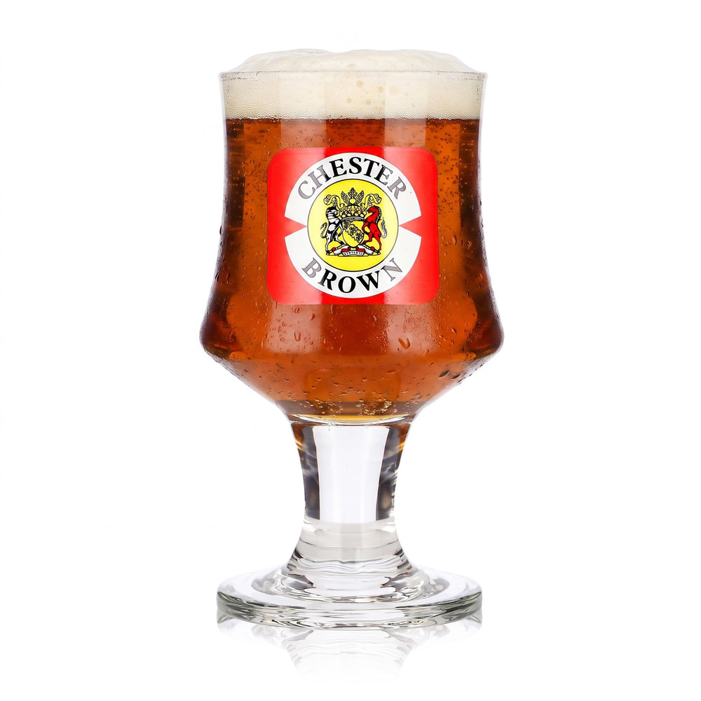 Chester Beer Glass 0.35 L, Brown Goblet